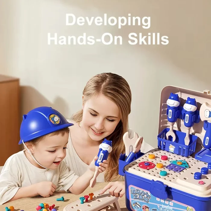 Kids' multifunctional toolbox play set - Image 2