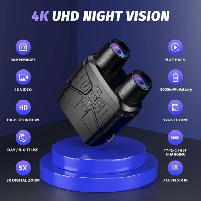 4K Ultra HD Night Vision Binoculars - Image 2