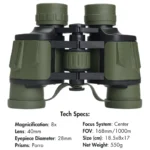 8x40 Porro Prism Binoculars - Image 4