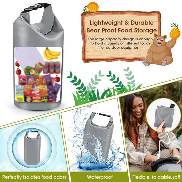 10L Waterproof Bear Bag Hanging System Kit - Image 3