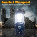 Solar & USB Rechargeable LED Camping Lantern - Image 2