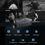 Aocoos Pro Full HD Night Vision IR Monocular - Image 3