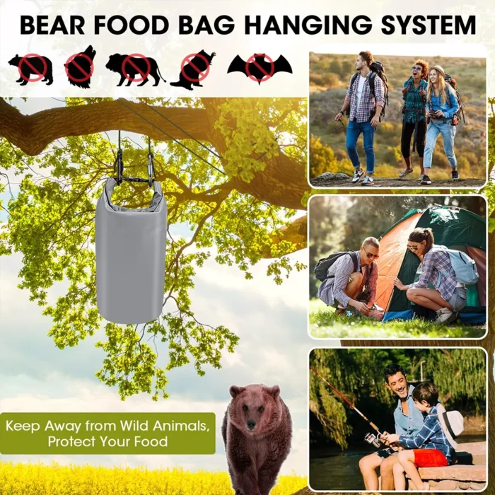10L Waterproof Bear Bag Hanging System Kit - Image 2