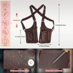 Tactical Concealed Carry Gun Holster Underarm Shoulder Bag - Image 4