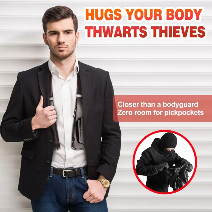 Tactical Concealed Carry Gun Holster Underarm Shoulder Bag - Image 3