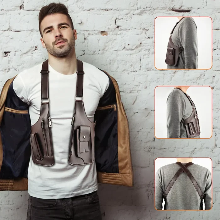 Tactical Concealed Carry Gun Holster Underarm Shoulder Bag - Image 2