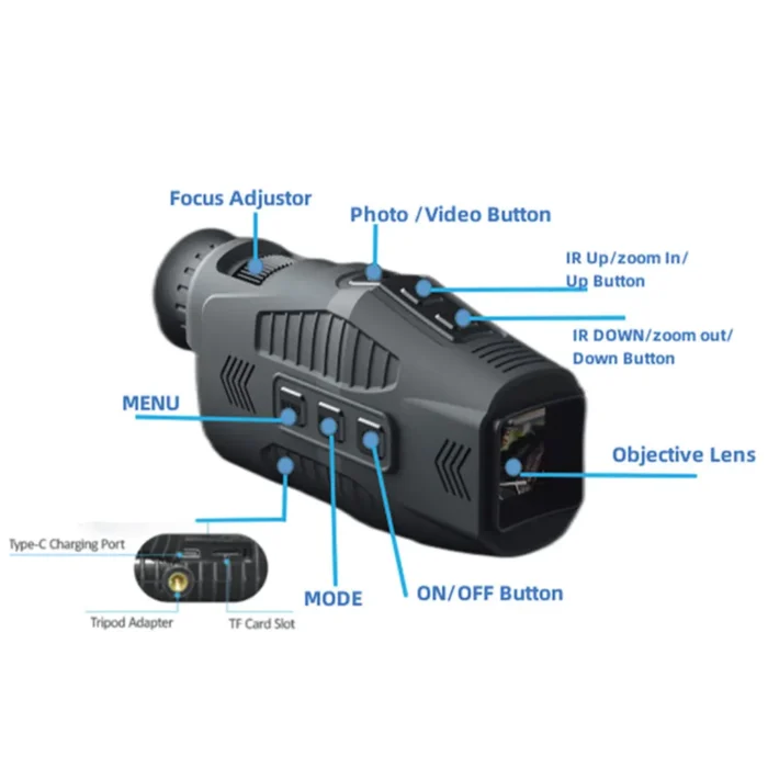 Aocoos Pro Full HD Night Vision IR Monocular - Image 5